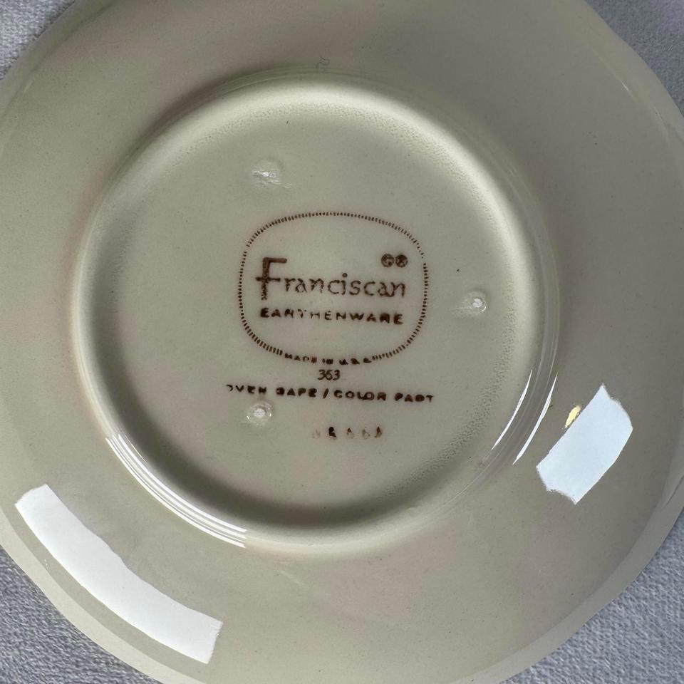 4 Franciscan Desert Rose Cups 3