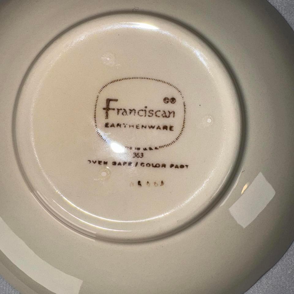 4 Franciscan Desert Rose Cups 4