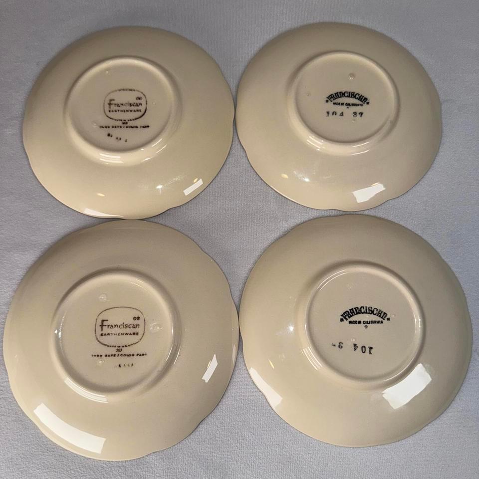 4 Franciscan Desert Rose Cups 5