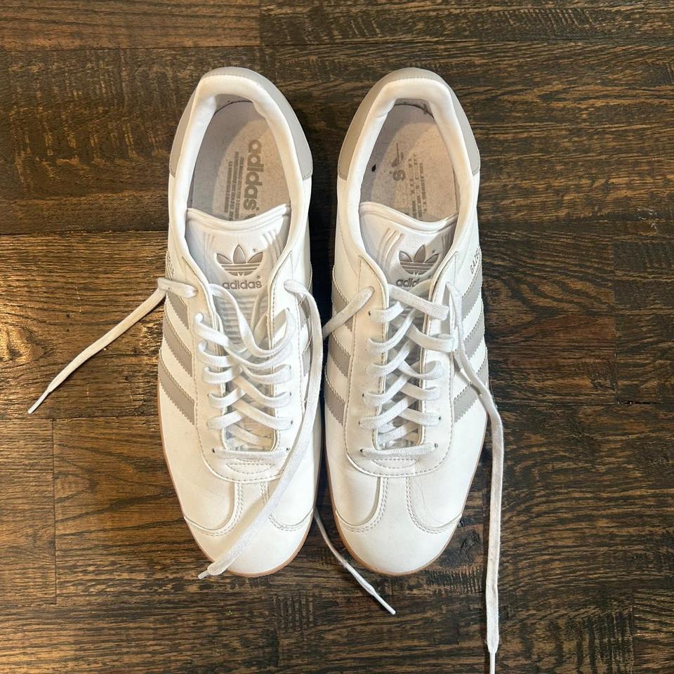 Adidas Gazelle White Trainers Mens 97fc