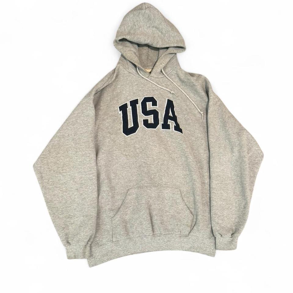 Oarsman Vintage Grey Usa Hoodie 4843