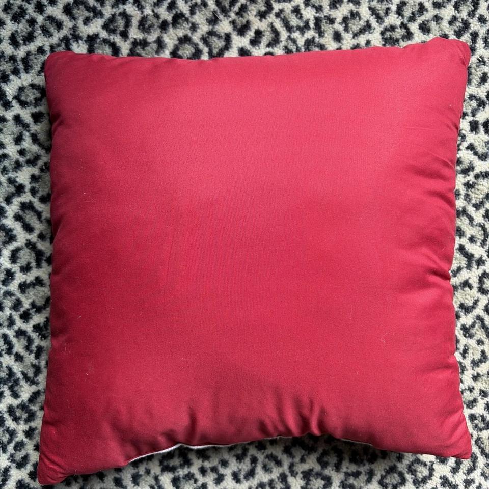 Christmas Pillow Tapestry Red Pickup 6e71 7