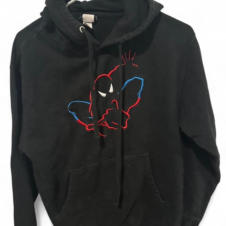 Black Spider Man Hoodie With Red C909