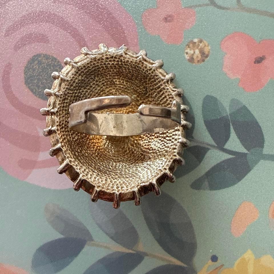 Large Vintage Sliver And Gold 25fe 2