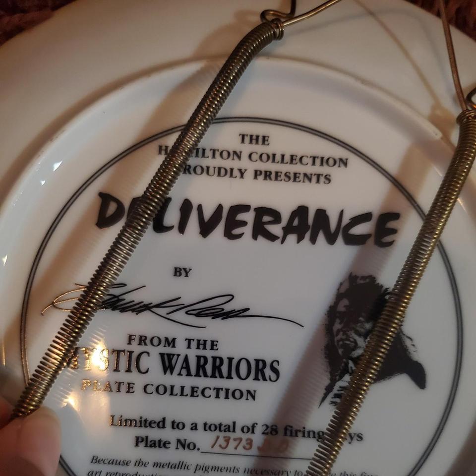 Vintage Deliverance Collectors Plate Beautiful 0cf8 4