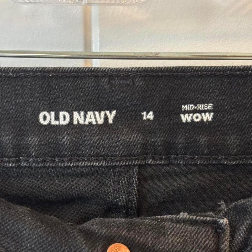 Old Navy Black Denim Shorts 167a 3