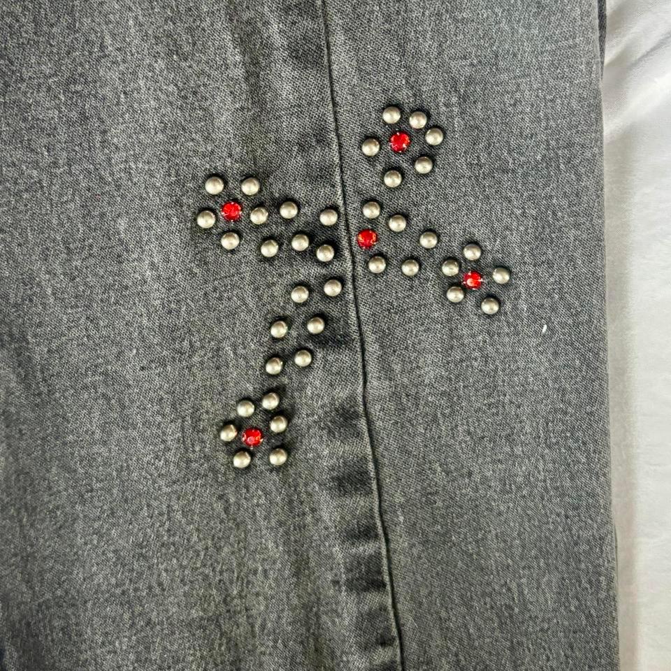 Vintage Y2k Gray Low Rise Jeans 2