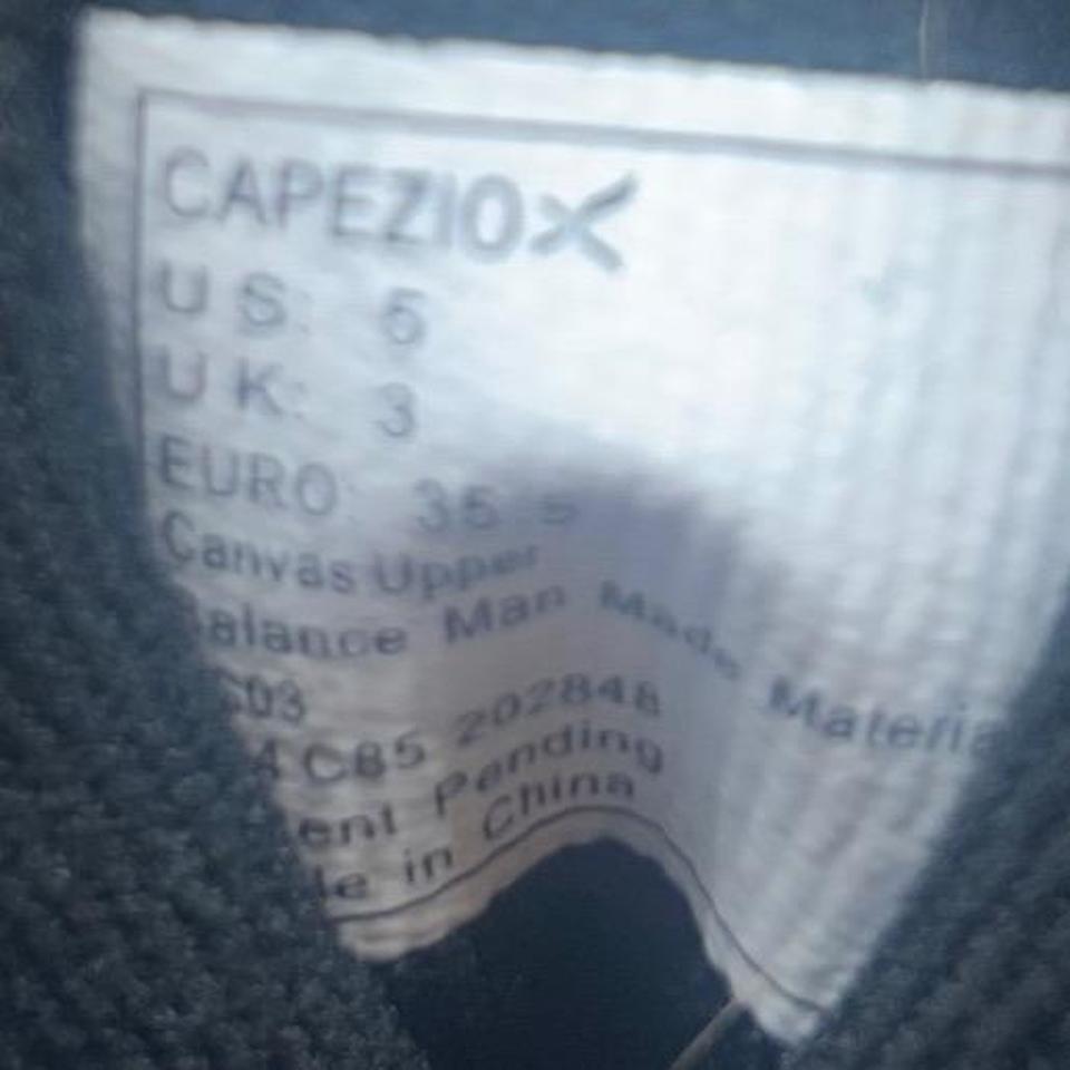 Capezio Ds03 Dansneaker Black Canvas A051 3