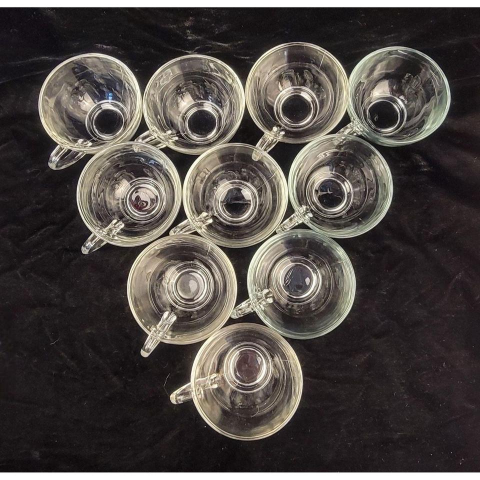 Vintage Anchor Hocking Clear Glass A7c2 7