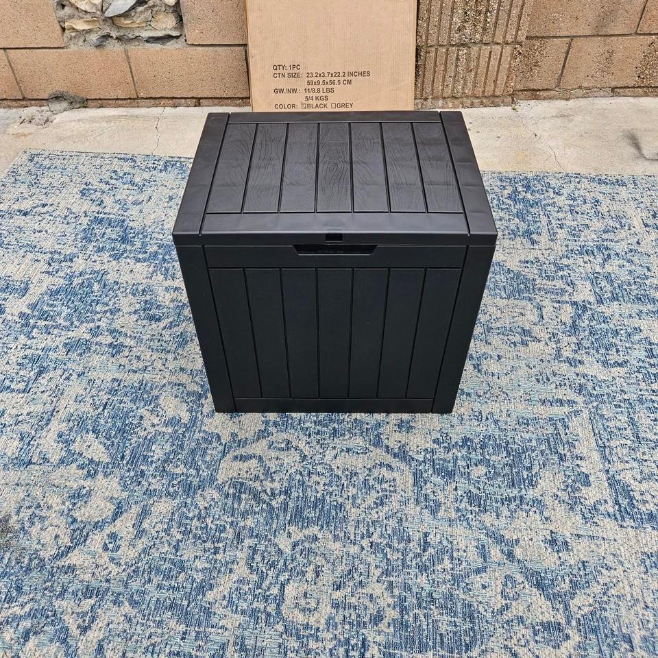 Black Outdoor Storage Box Outdoor Ee6d 2