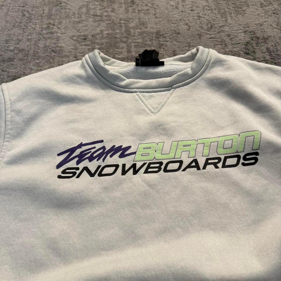 Cream And Green Snowboard Crewneck 2
