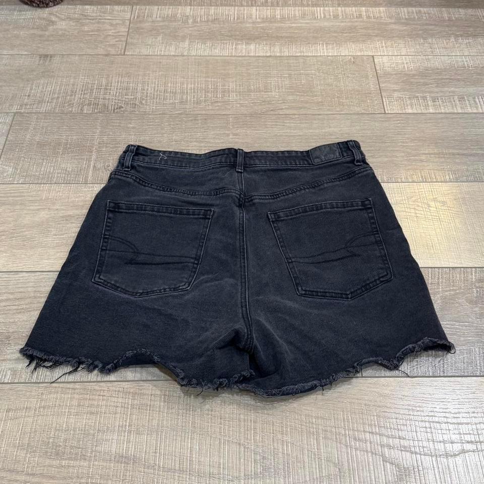 American Eagle Black Denim Shorts 329c 2