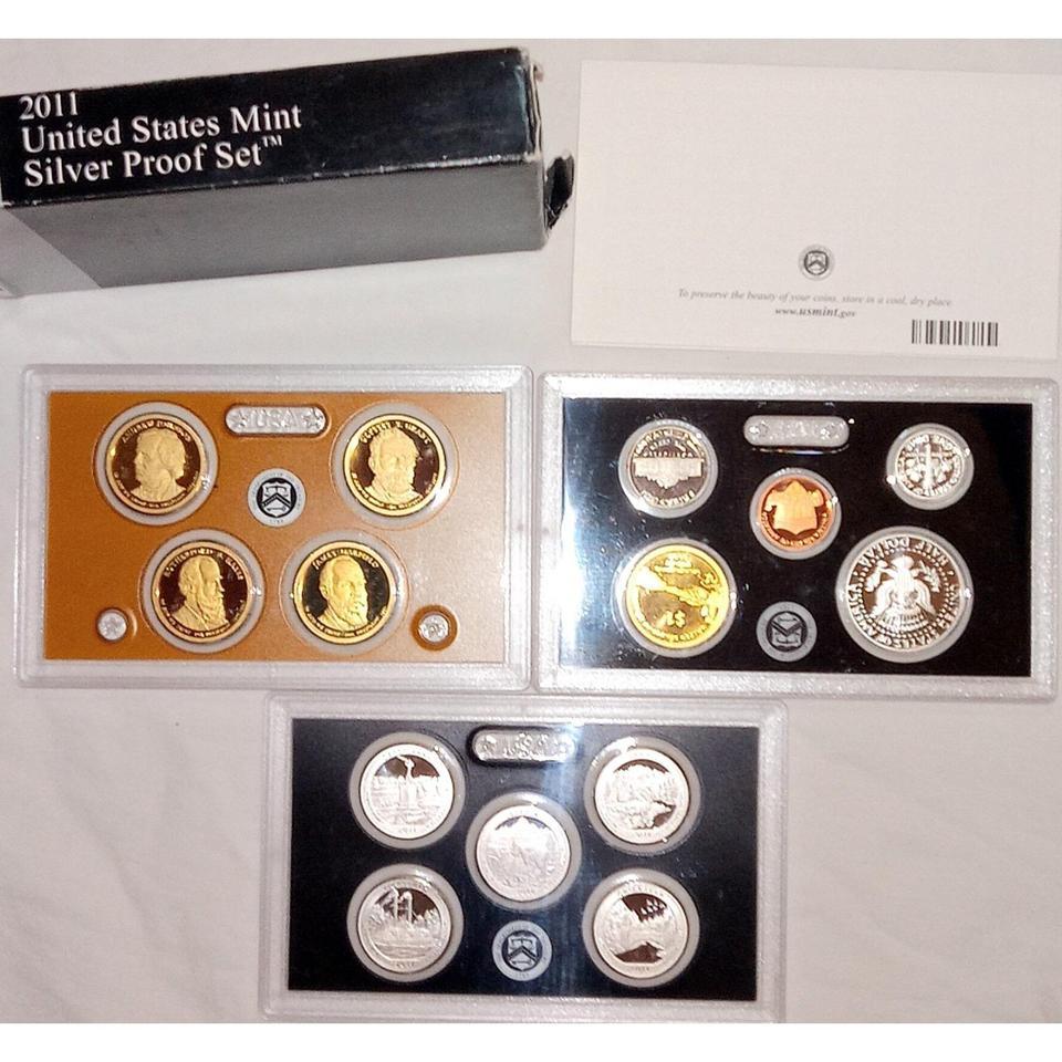 2011 Us Mint Silver Proof B0e9 7