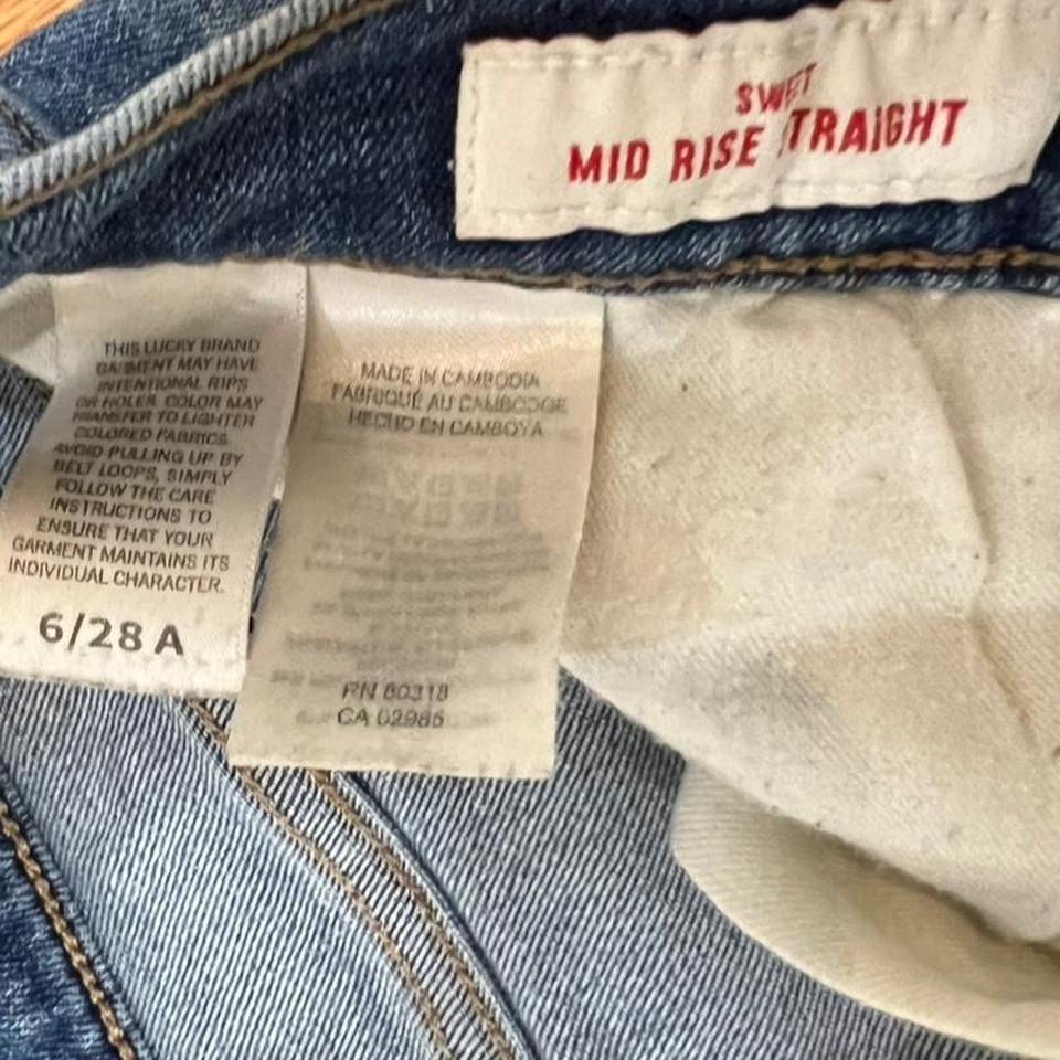 Lucky Brand Blue Straight Leg 1ad9 4