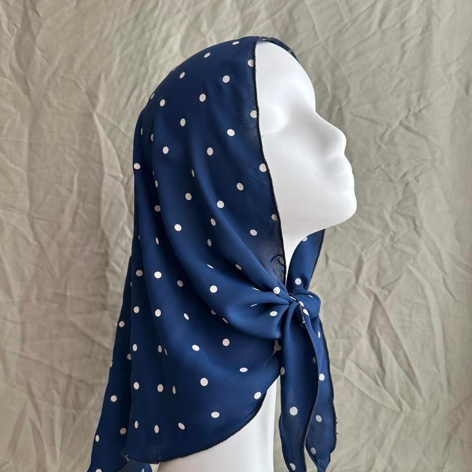 Handmade Blue White Polka Efeb 4