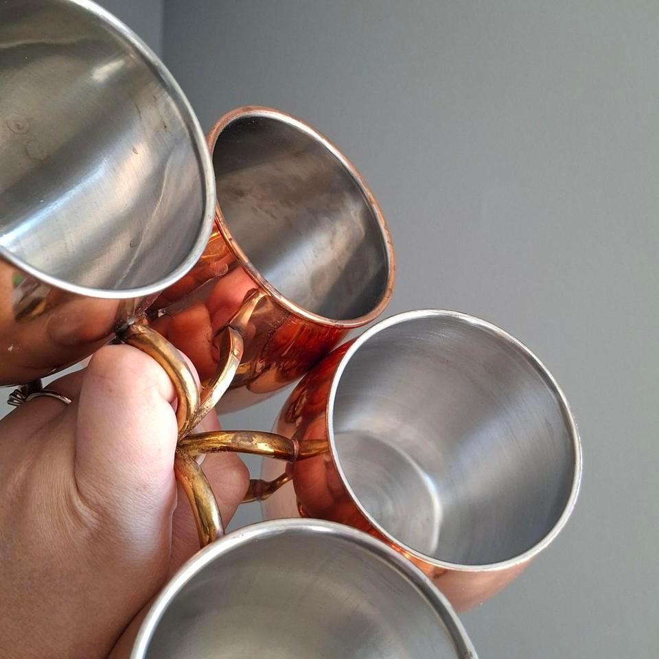 Copper Moscow Mule Mugs With B112 5