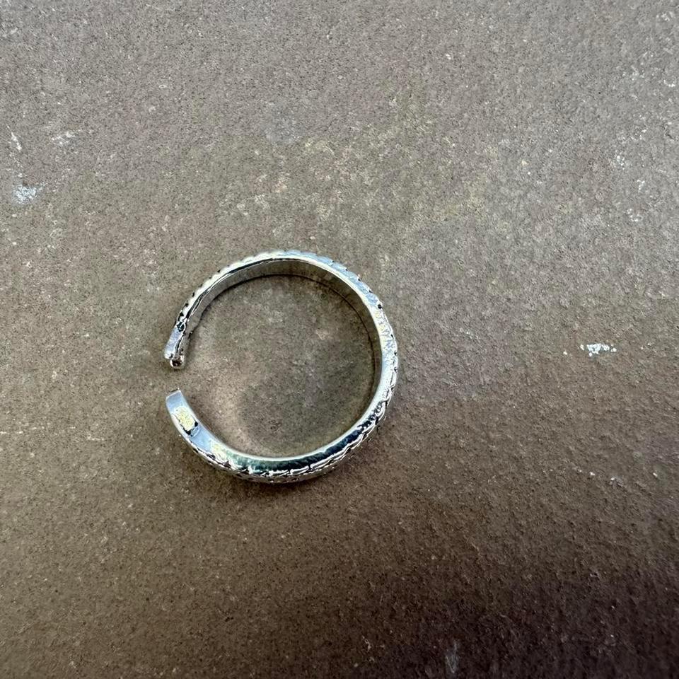 Y2k Silver Fish Ring Unisex E705 5