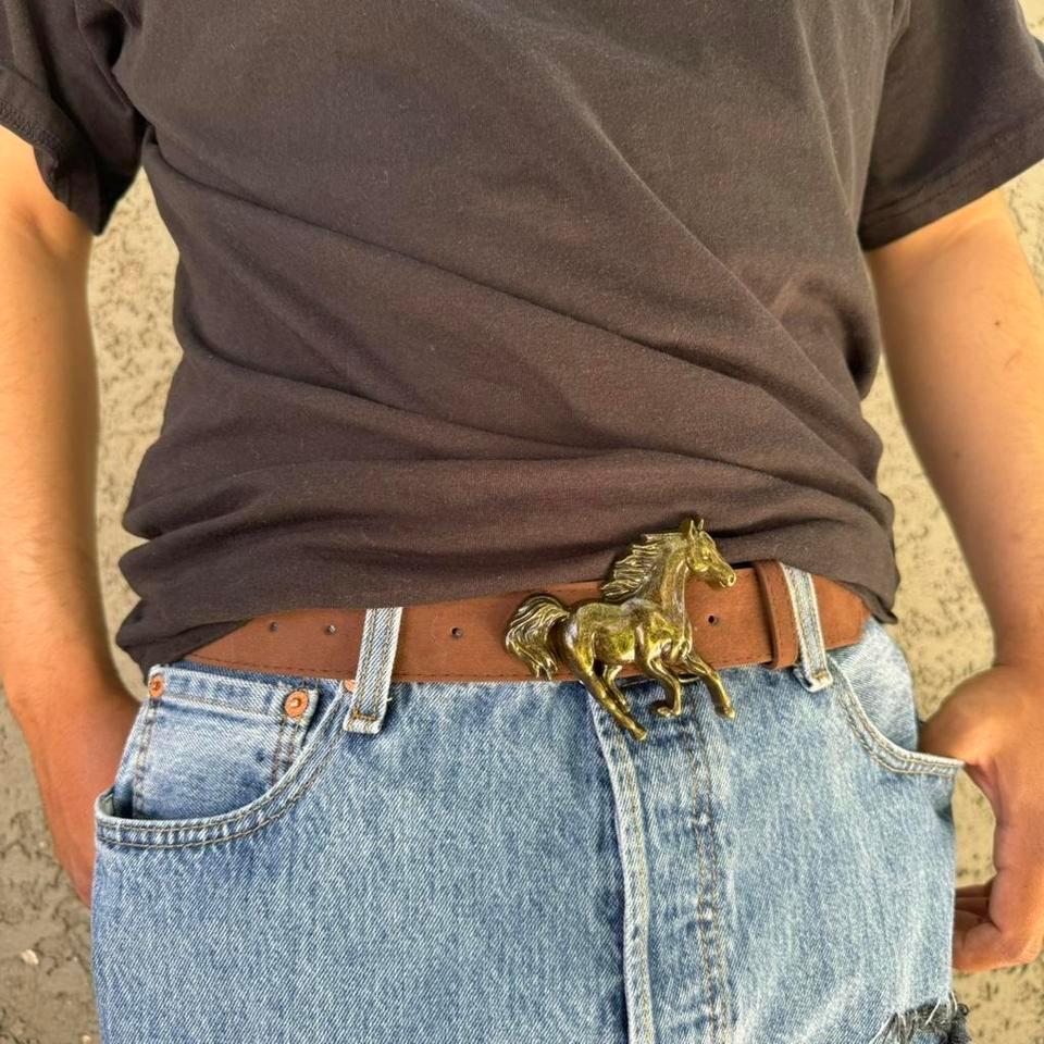 Country Western Cowboy Horse Belt 5d78