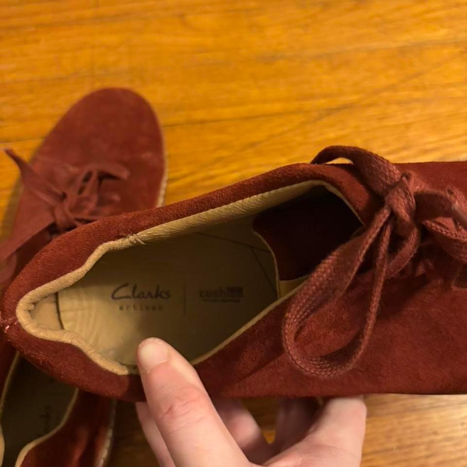 Never Worn Clarks Brick Red 9efb 5