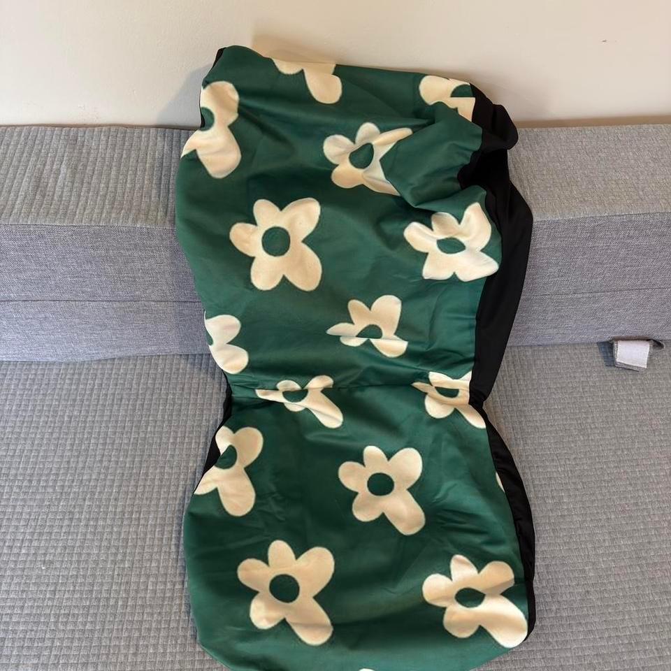 Green Floral Print Seat Covers 74a0 5