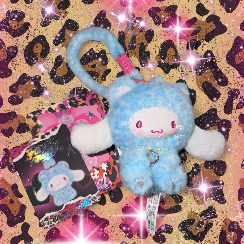 Cinnamoroll Blue Plush Keychain Kawaii 6b44