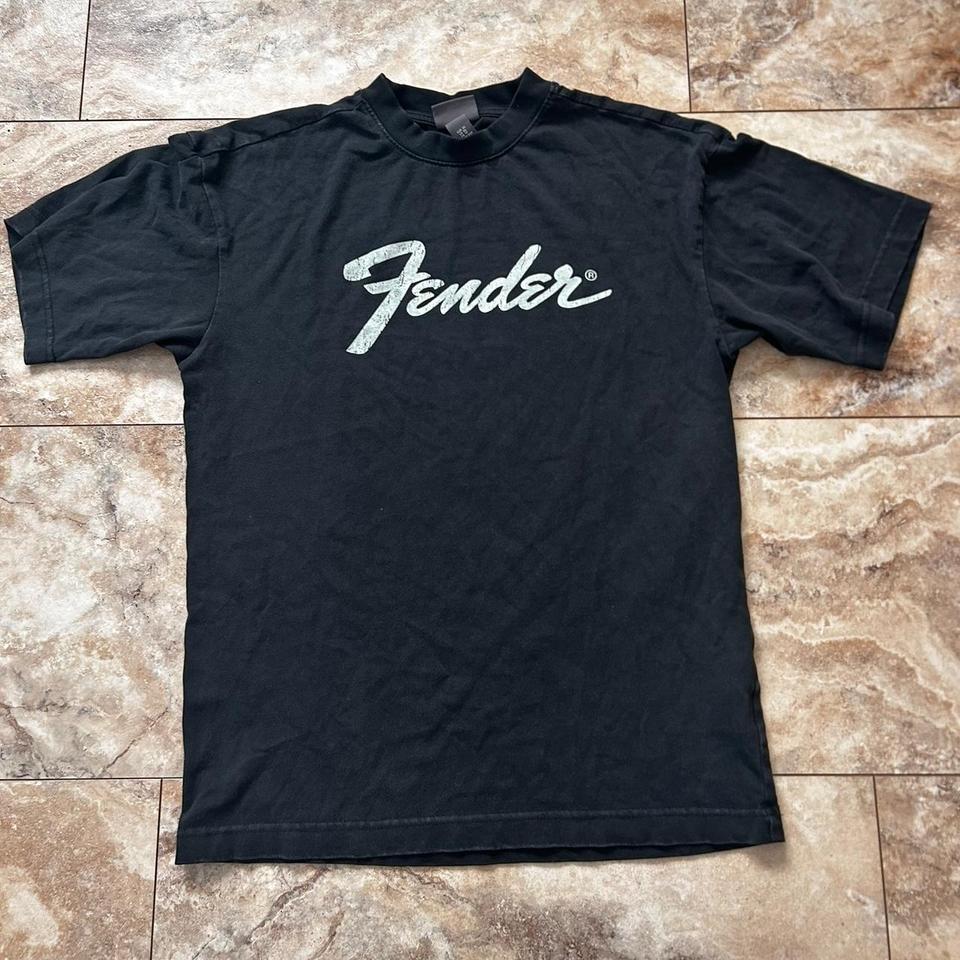 Black Fender Guitars Vintage T Shirt D1f3