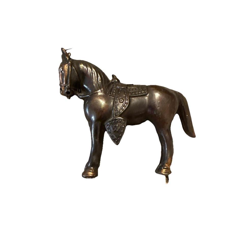 Vintage Bronzed Metal Horse Figurine 5443