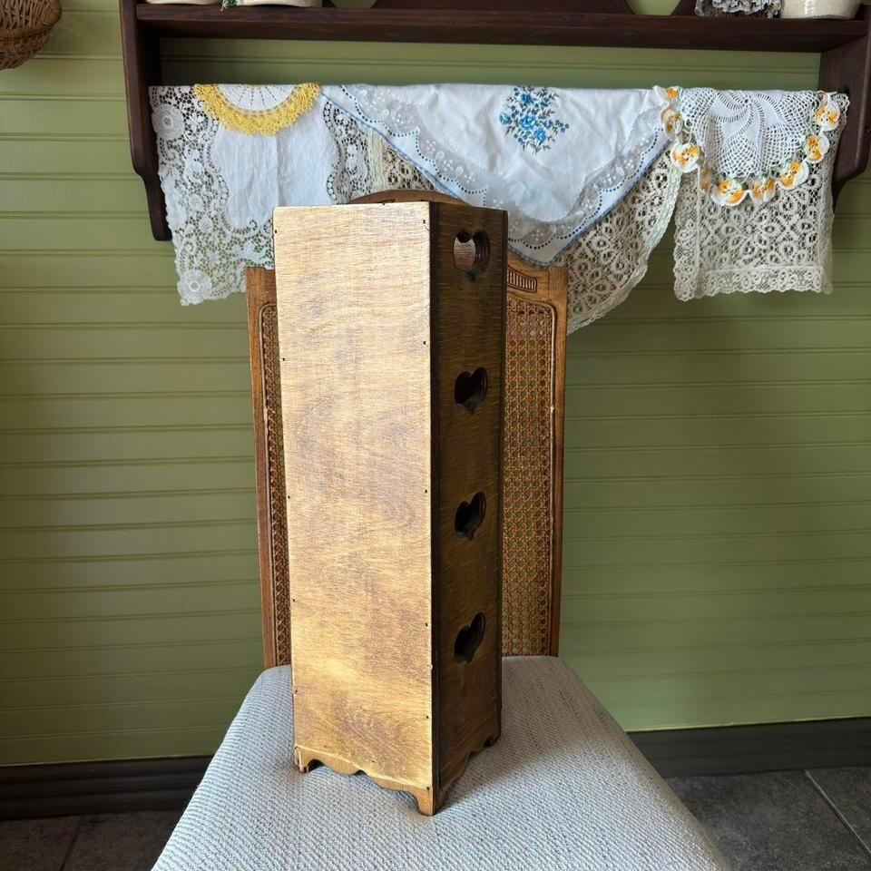 Rustic Wooden Toilet Paper Holder Abfb 4