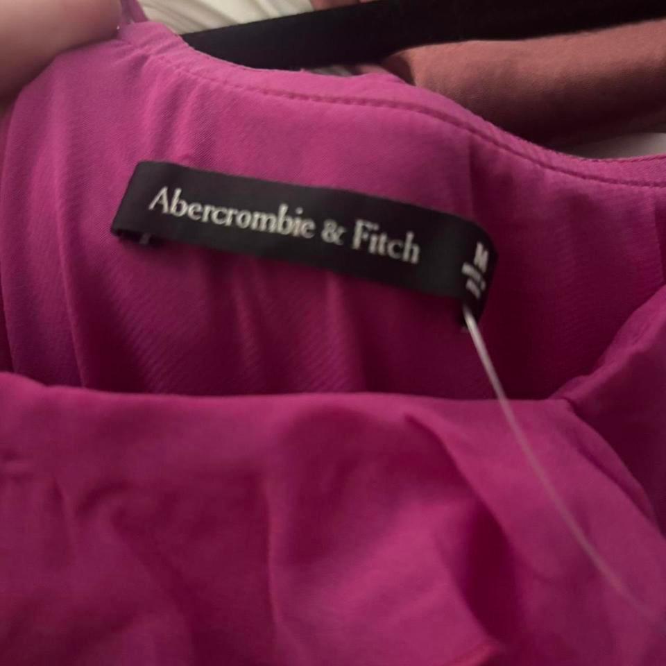 Abercrombie Magenta Ruffle Mini Dress 1f8a 4