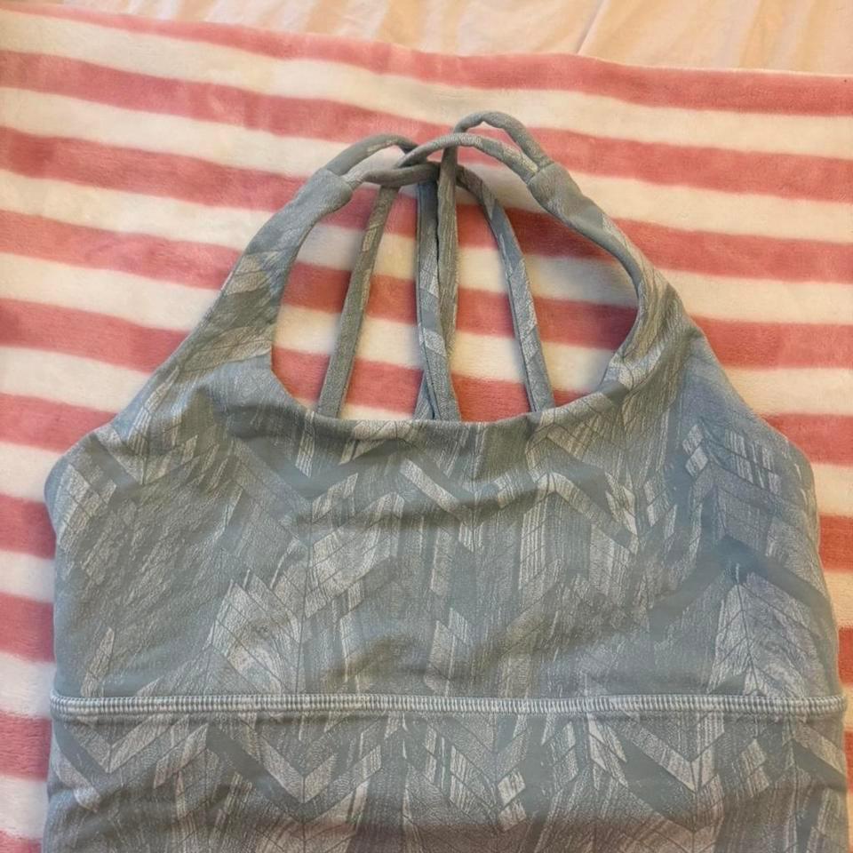 Grey Lululemon Sports Bra Size 2da3