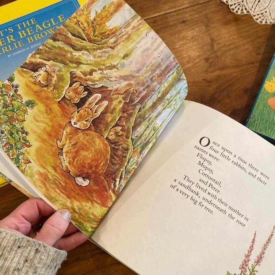 Easter Childrens Books Lot Velveteen 5