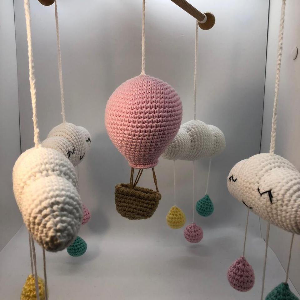 Hot Air Balloon Baby Mobile 4b33 2