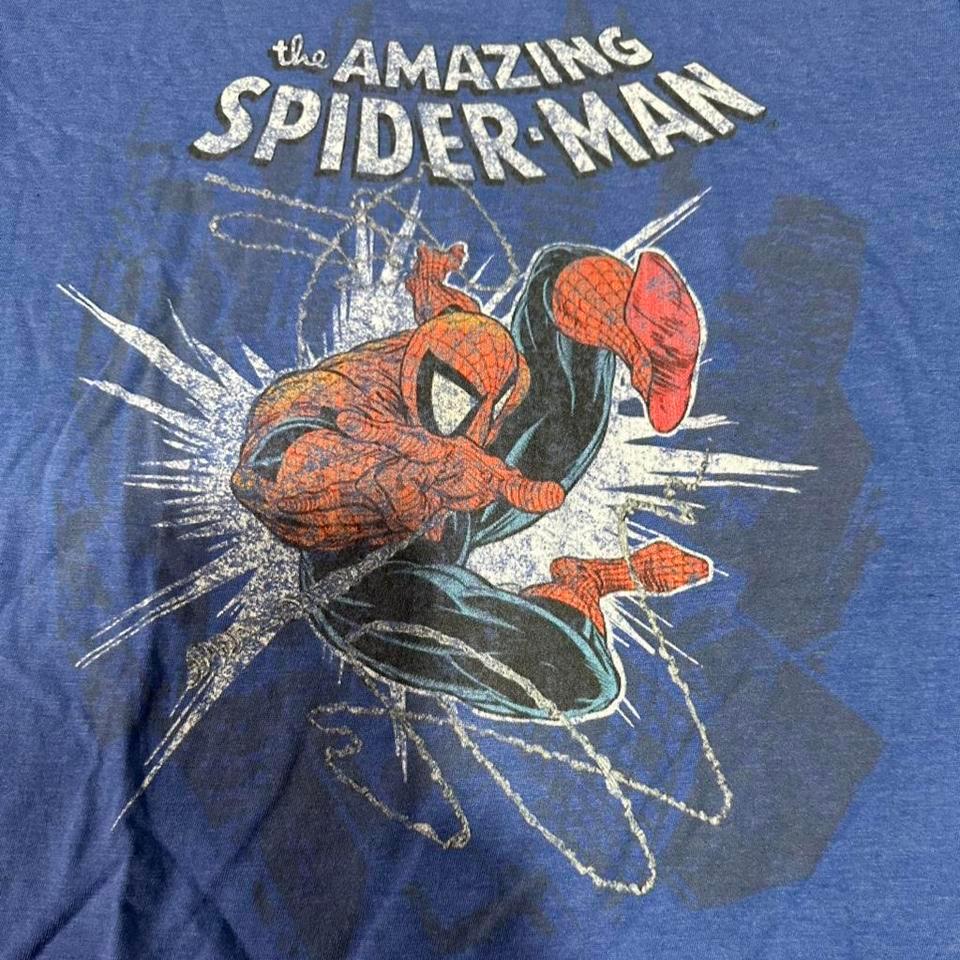 Blue Marvel Spider Man Graphic Tee 2