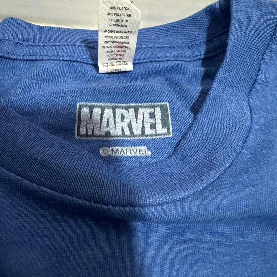 Blue Marvel Spider Man Graphic Tee 4