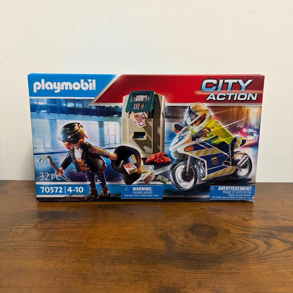 Playmobil City Action Police Motorcycle A86d