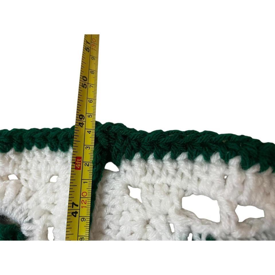 Vintage 3d Flower Granny Square A46e 5