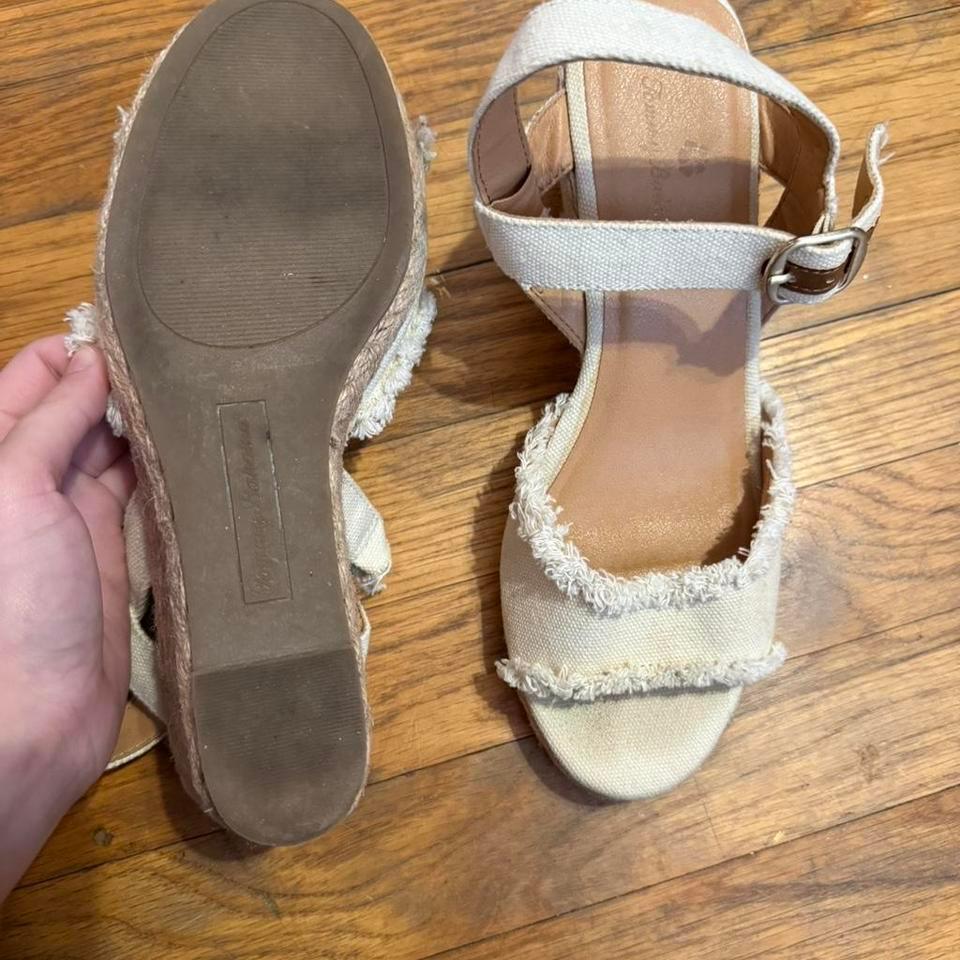 Tommy Bahama Cream Wedge Heels 3a77 5
