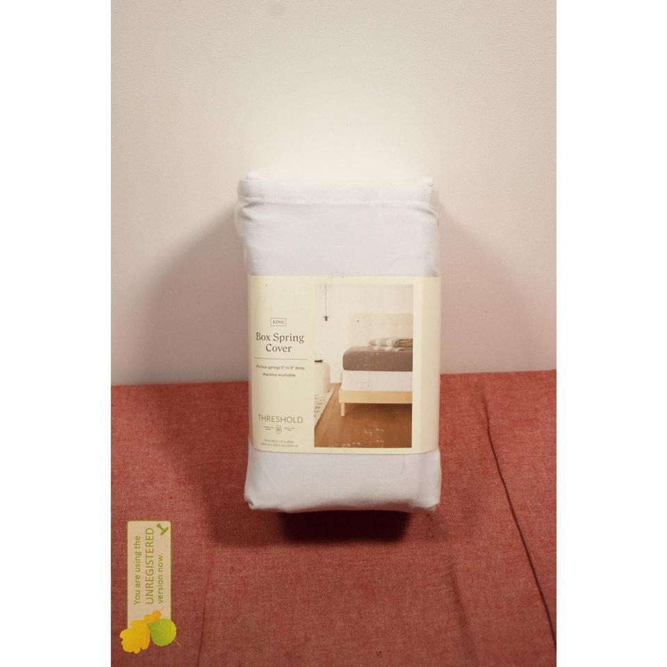 Threshold Box Spring Cover White