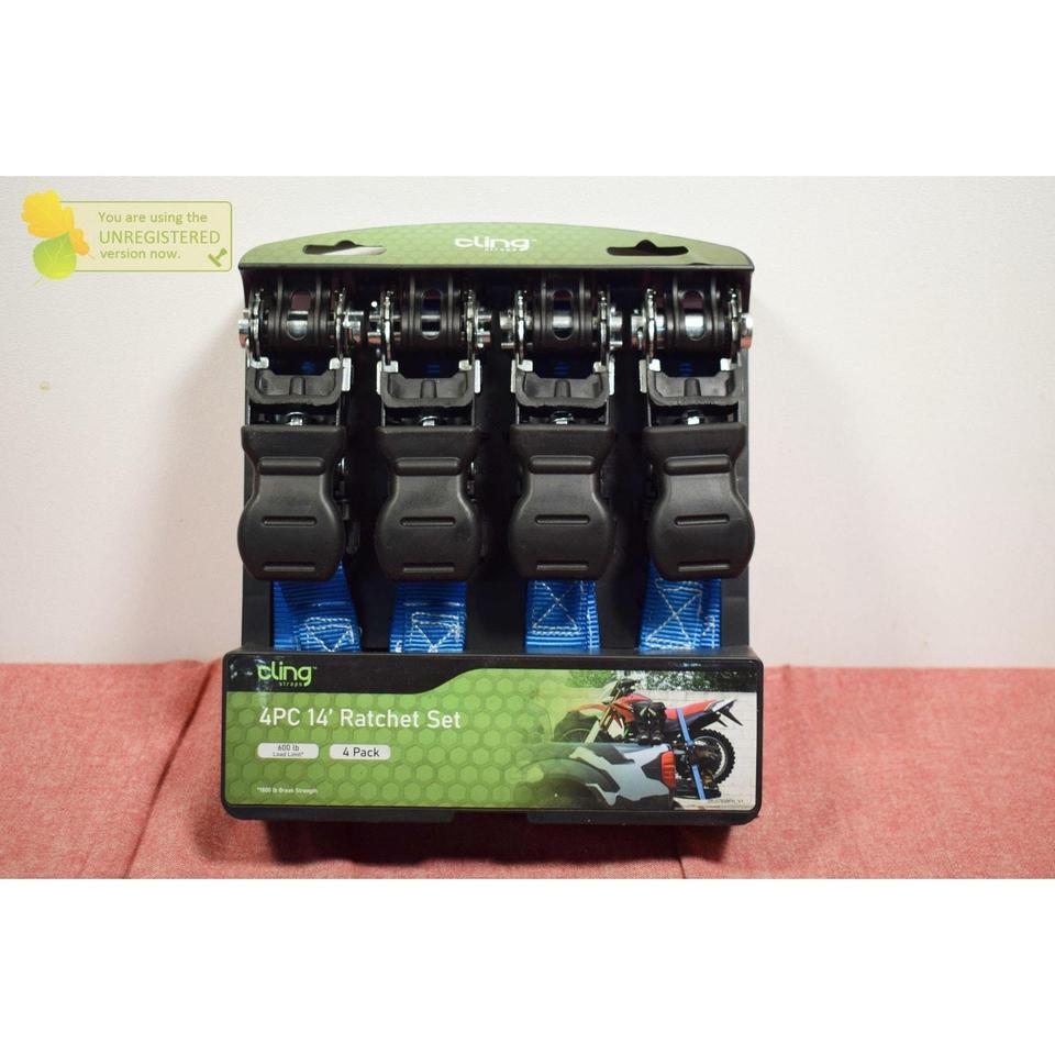 Cling 4pk Ratchet Strap Set