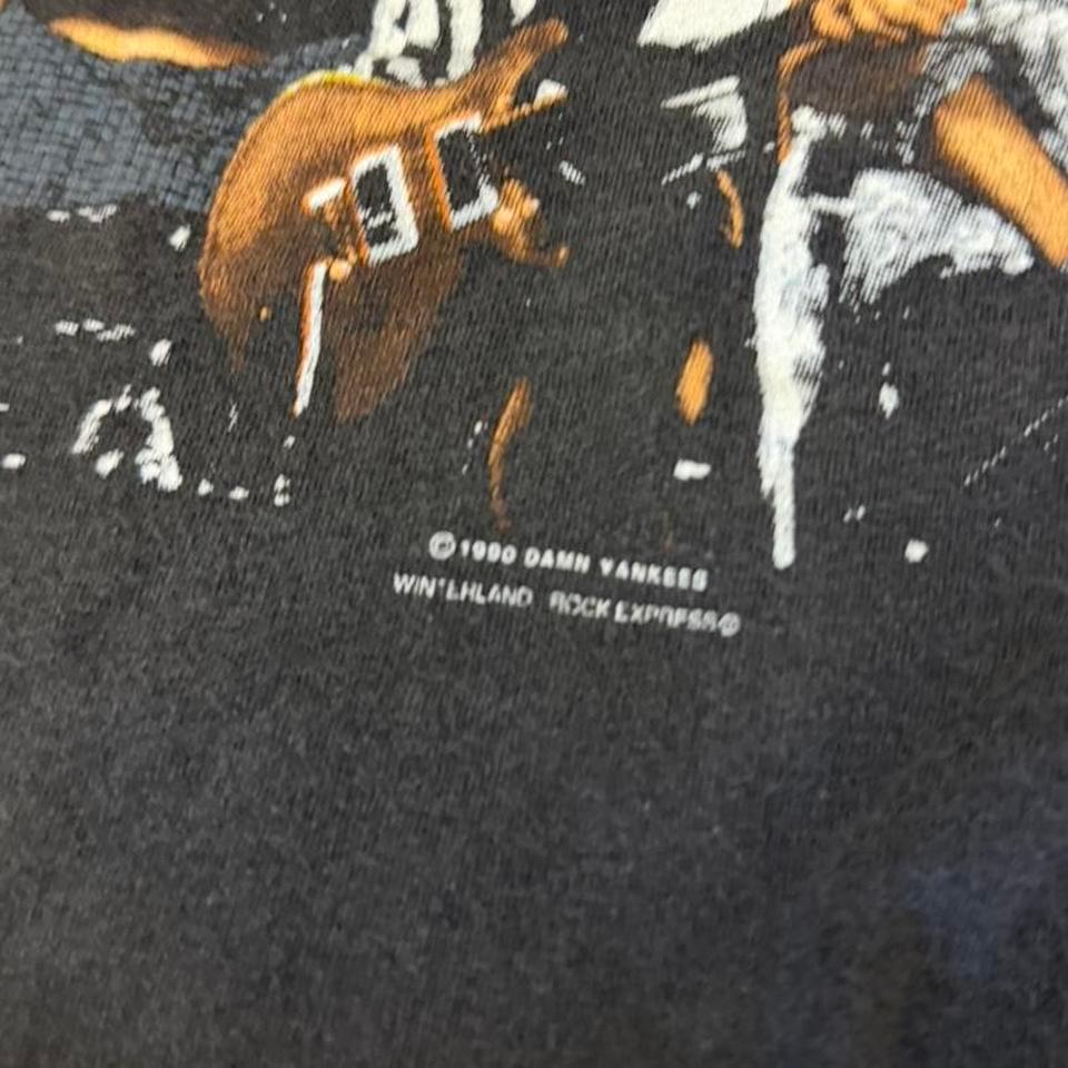 1990 Damn Yankees Band Tee C7b2 4