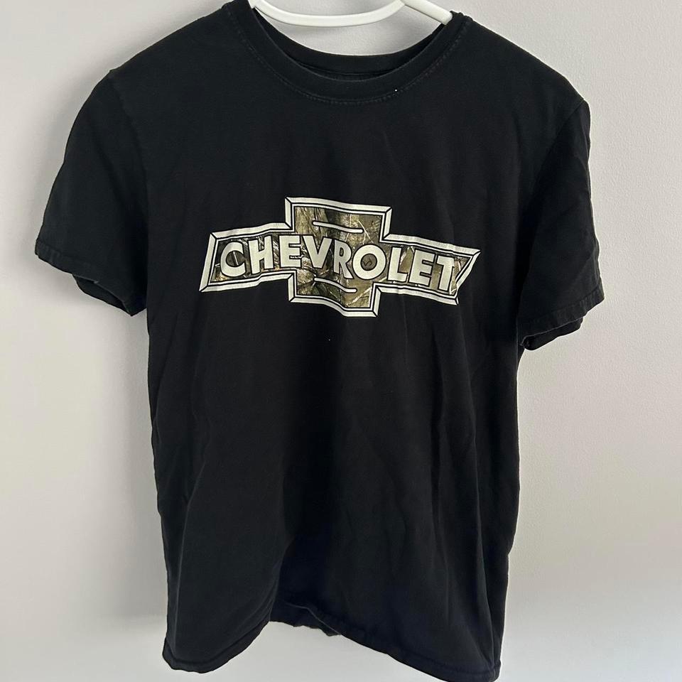 Vintage Chevrolet Camo Shirt Size