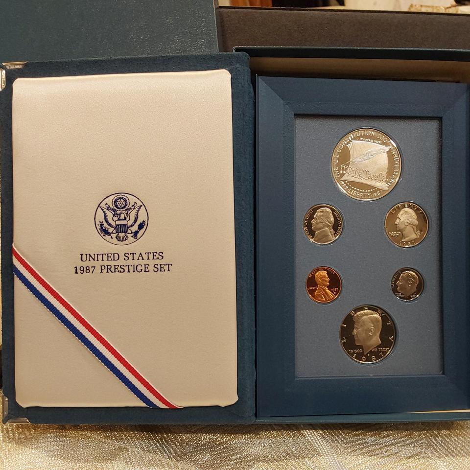 1987 Us Mint Prestige Set 157f