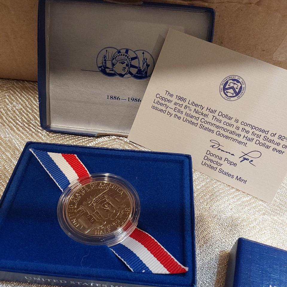 1986 Statue Of Liberty Half A493