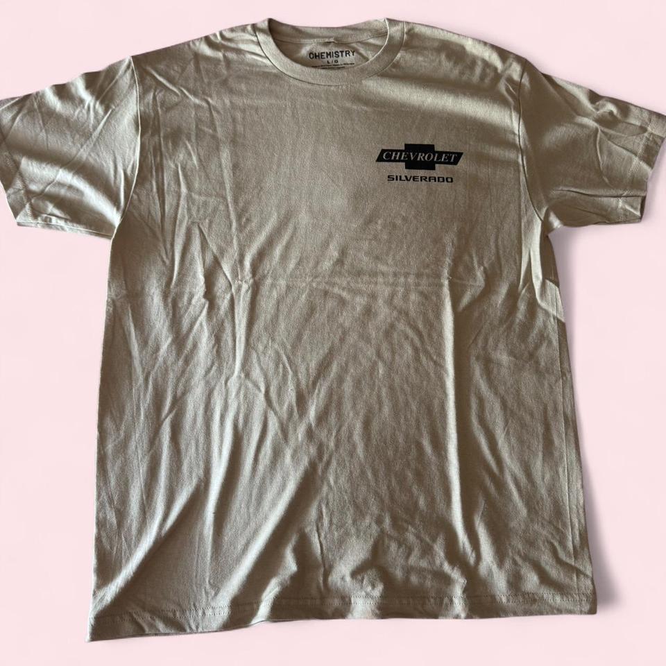 Cream Chevrolet Silverado 85 Tee 489a