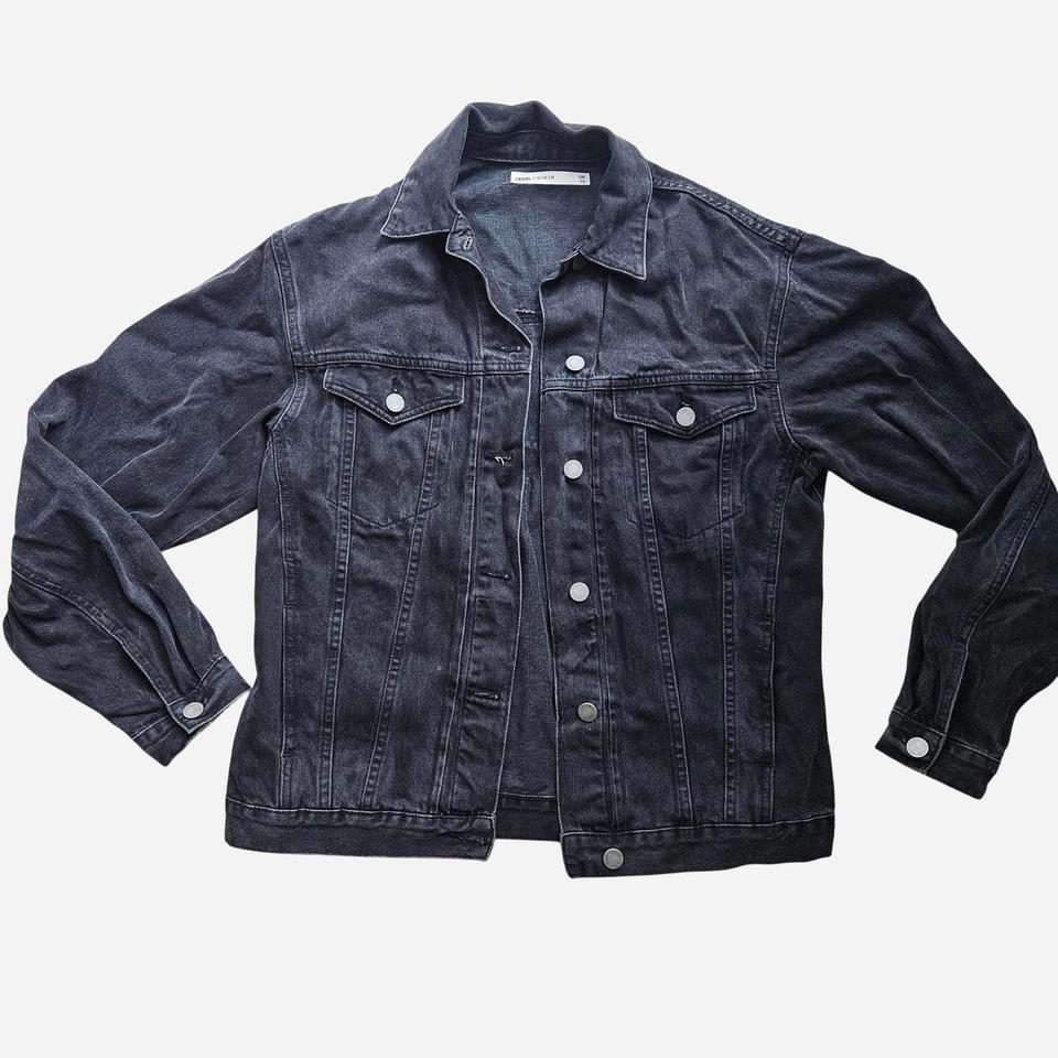 Asos Black Oversized Denim Jacket F781