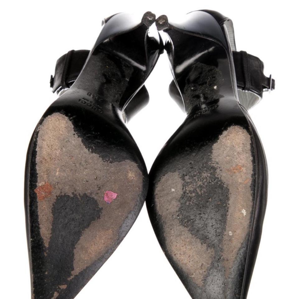 Gucci Leather Dorsay Pumps Kitten 5