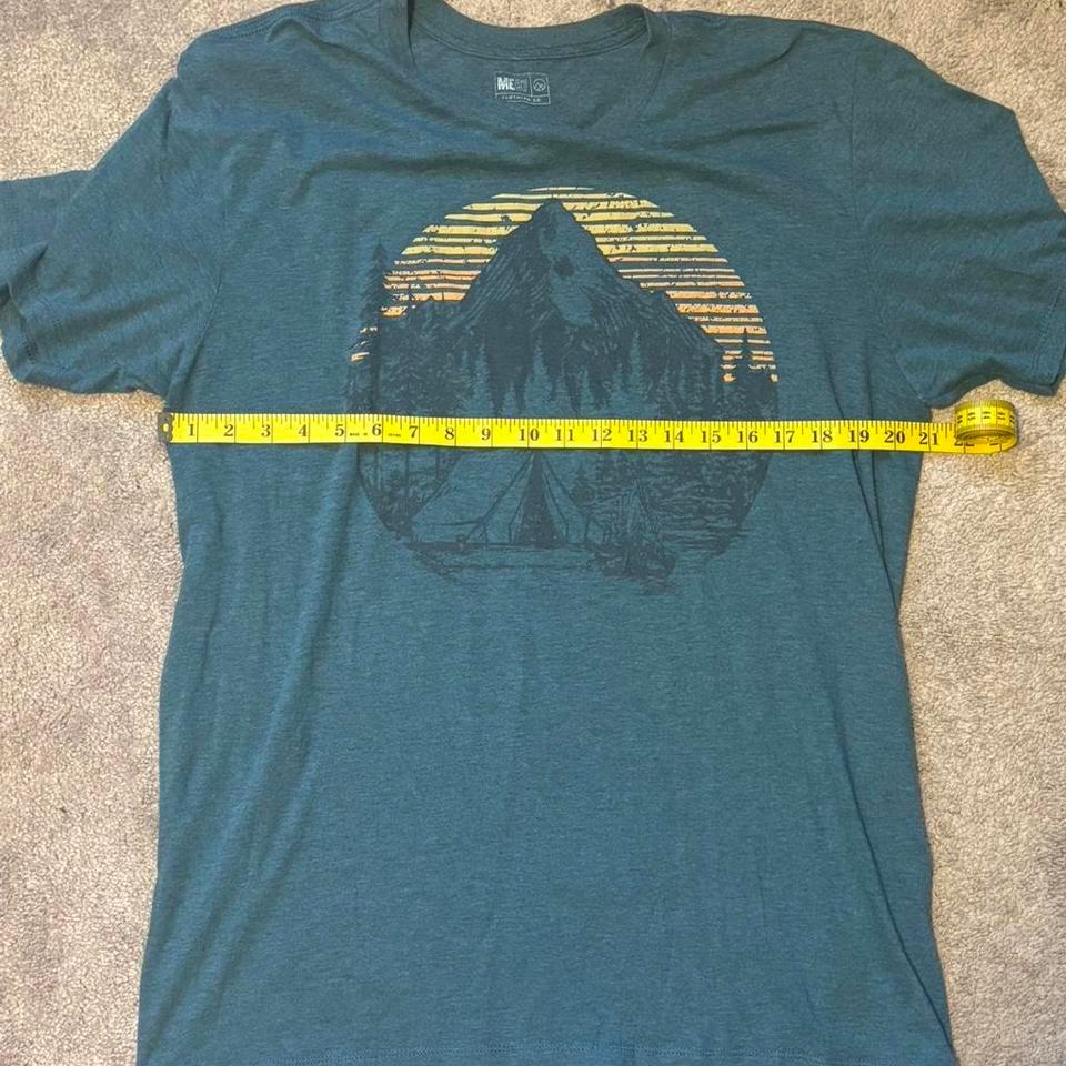 Me87 Blue Camping Tee Size 0dc5 3