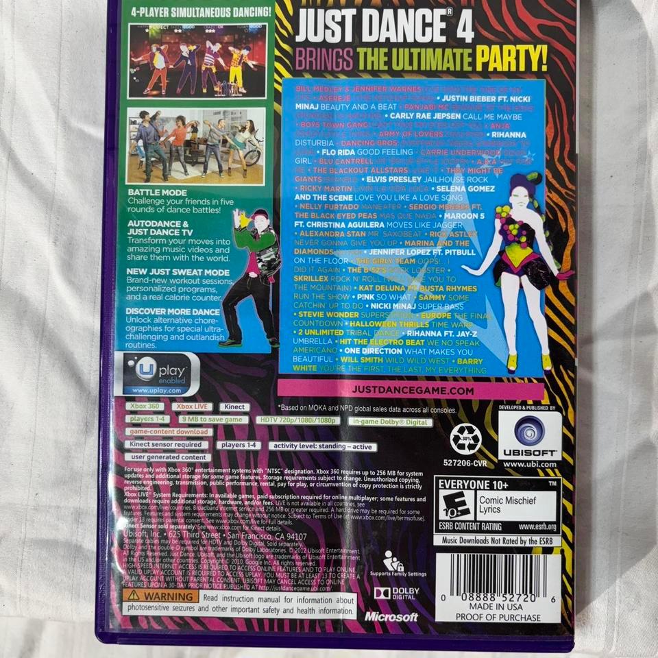Xbox 360 Kinect Just Dance 3