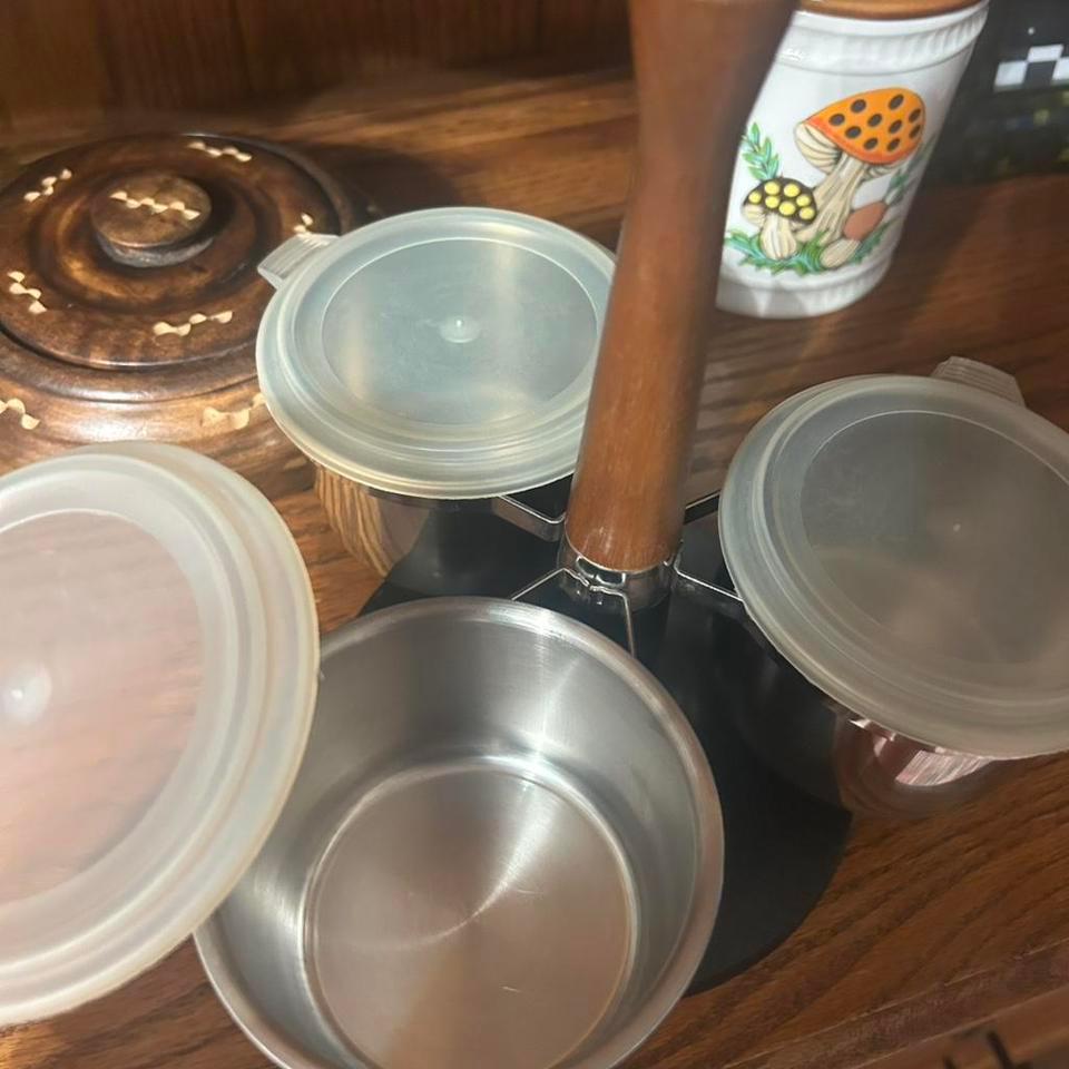 Vintage Stainless Steel Serving Set 1464 8