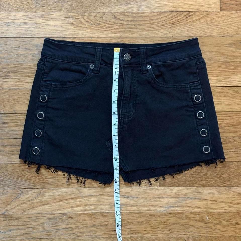 American Eagle Distressed Mini Skirt F6a6 7